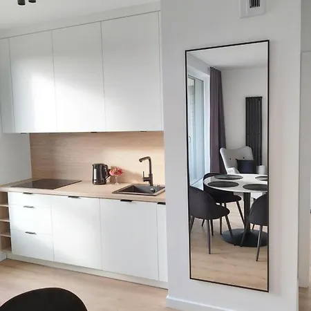 Apartament 150 Zaspa Vvita Z Prywatnym Ogrodem I Tarasem Gdansk Exterior photo
