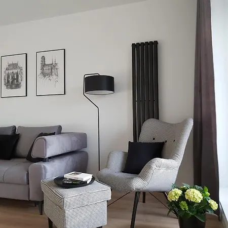 Apartament 150 Zaspa Vvita Z Prywatnym Ogrodem I Tarasem Gdansk Exterior photo