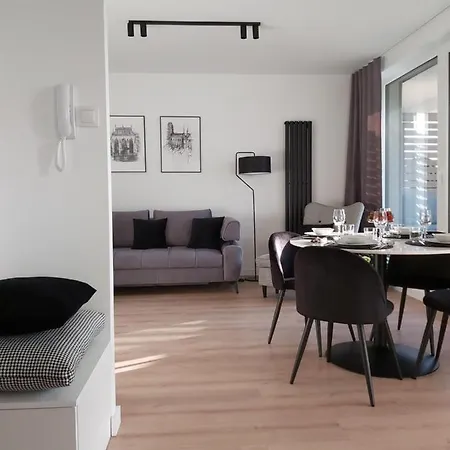 Apartament 150 Zaspa Vvita Z Prywatnym Ogrodem I Tarasem Gdansk Exterior photo