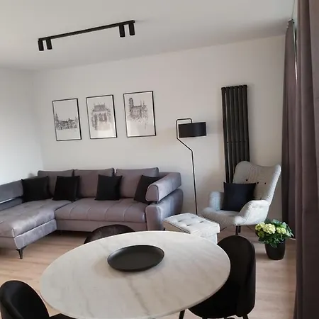 Apartament 150 Zaspa Vvita Z Prywatnym Ogrodem I Tarasem Gdansk Exterior photo