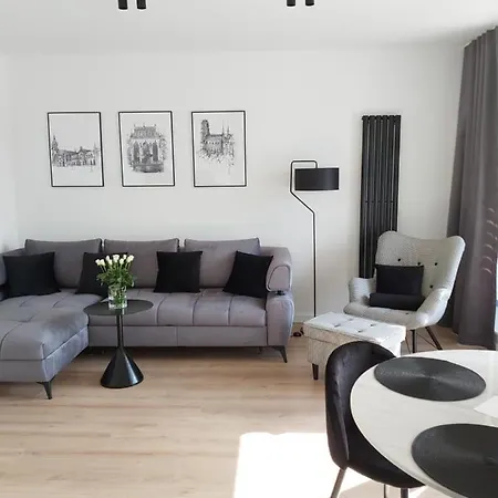 Apartament 150 Zaspa Vvita Z Prywatnym Ogrodem I Tarasem Gdansk Exterior photo